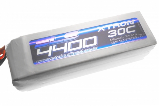 SLS LiPo Akku XTRON 4400mAh 5S1P 18,5 V 30C/60C