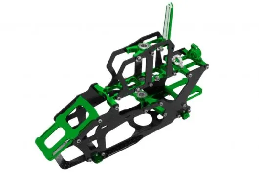 Rakonheli Hauptrahmen aus Carbon in grün für Blade 200S