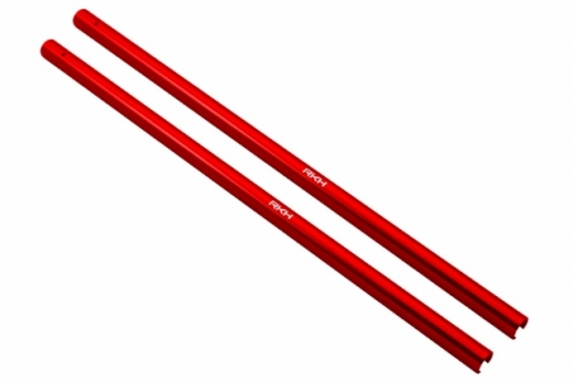 Rakonheli Heckrohr aus Aluminium in rot für Blade 130S