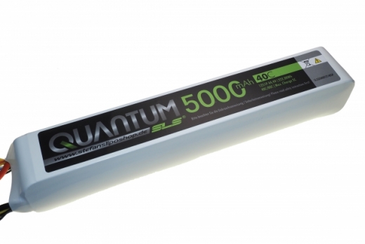 SLS LiPo Akku Quantum 5000mAh 12S1P 44,4V 40C/80C SplitPack