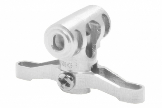 Rakonheli Hauptrotorkopf in silber CNC aus Aluminium für Blade mSRX und mSRS