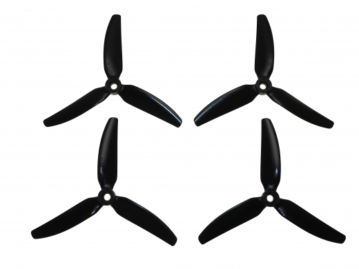 HQ Durable Prop Propeller 5X4,3X3V1S  aus Poly Carbonate in schwarz je 2CW+2CCW