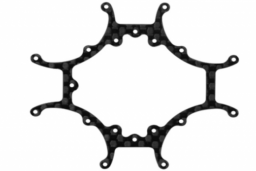 Rakonheli Ersatzrahmen aus carbon für Rakonheli Rahmen für Brushless Whoop FPV