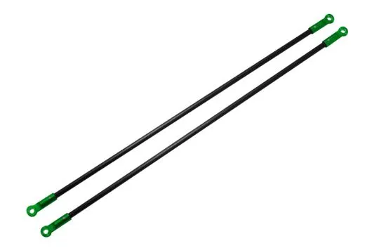 Rakonheli Ersatz Heckstreben aus Carbon Aluminium in grün für Blade 200S