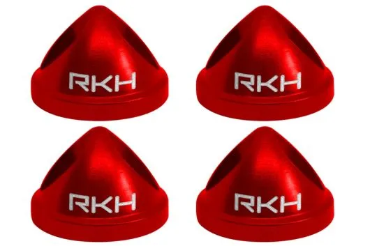 Rakonheli Propeller Adapter aus Aluminium 4Stück in rot für Blade Torrent 110 FPV