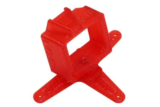 Rakonheli Kamerahalterung mit 20° Neigungswinkel für die FXT FX805 Kamera in rot für Blade Inductrix FPV PRO und Rakonheli Brushle