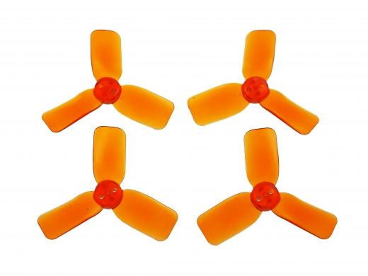 3Blatt Propeller 2030 in transparentem rot 4Stück (2xCW und 2xCCW für 1,5mm Welle)