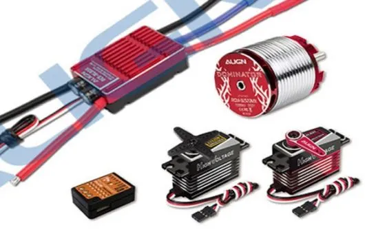 Align T-REX 500XT Dominator Top Super Combo mit Starrwelle und Metal Servo Getriebe mit Starrwellenantrieb