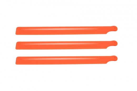 OXY Ersatzteil 3 Blatt Hauptrotorblätter aus Kunststoff in orange 190mm für OXY2