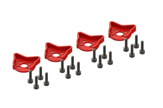 Lynx Motor Dämpfer in rot für Lynx Rahmen von Blade Torent 110 FPV