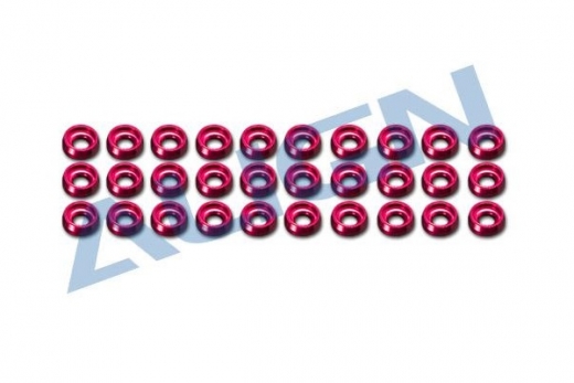 Align Distanzscheiben für Chassis M2.5 in rot für T-REX 470L