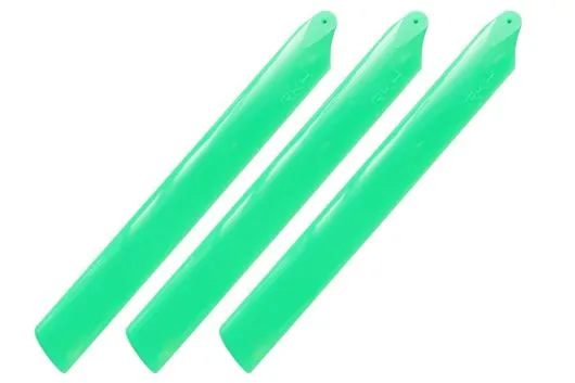Rakonheli Hauptrotorblätter 155mm 3Blatt Satz in grün für Blade Trio 180CFX