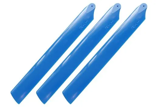 Rakonheli Hauptrotorblätter 155mm 3Blatt Satz in blau für Blade Trio 180CFX