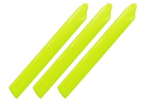 Rakonheli Hauptrotorblätter 155mm 3Blatt Satz in gelb für Blade Trio 180CFX