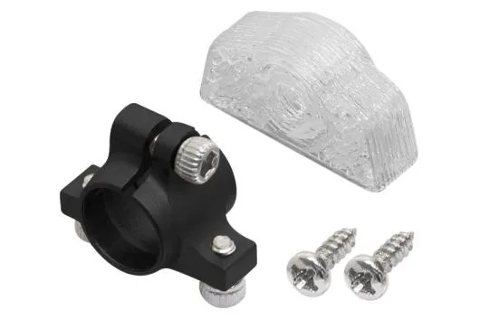 Rakonheli Ersatzheckrohrhalterung aus Aluminium in schwarz für Rakonheli Hauptrahmen für Blade 130S