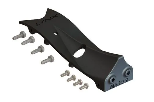 Lynx MAKO 2 BL FPV Racer Abdeckung Type A (mit Öffnung für FPV Antenne) in schwarz