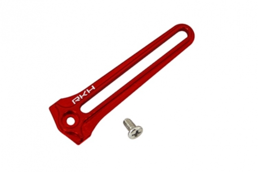 Rakonheli Taumelscheibenführung aus Aluminium in rot für Blade 150S, 180CFX und 180CFX Trio