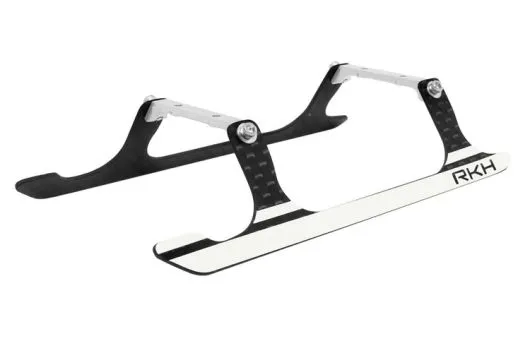 Rakonheli Landegestell Carbon in silber für Blade 150S, 180CFX und 180CFX Trio