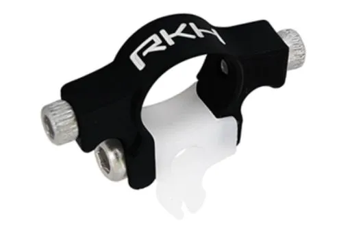 Rakonheli Heckstrebenhalter aus Aluminium in schwarz für Blade 180CFX und 180CFX Trio