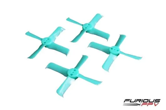 Furious FPV Rage Propeller 2036-4 in türkis 4Stück je 2xCW und 2xCCW