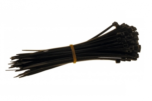 Kabelbinder extra fein in schwarz 2,4x140mm lang 100Stück
