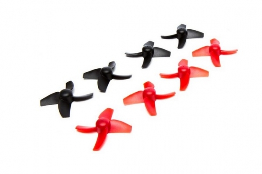 Blade Ersatzteil Propeller Set 8Stück je 4x rot und 4x schwarz für Inductrix FPV+