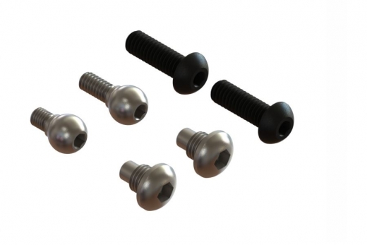 OXY Ersatzteil Service Set für Heckanlenkarm aus Aluminium in schwarz für OXY3