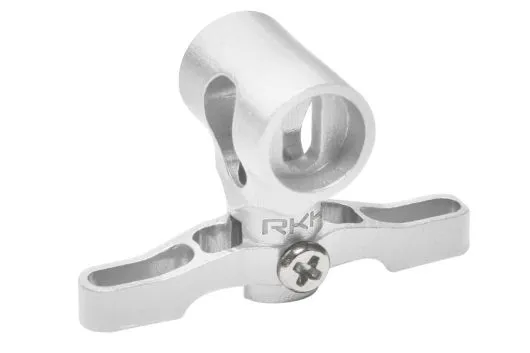 Rakonheli Hauptrotorkopf in silber CNC Aluminium für Blade mCPS