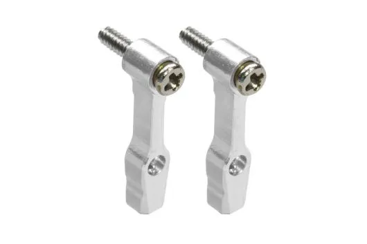 Rakonheli Anlenkungen für DFC Kopf in silber aus Aluminium für Blade mCPS