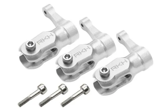 Rakonheli Hauptrotorblatthalter in silber für Blade Trio 180CFX