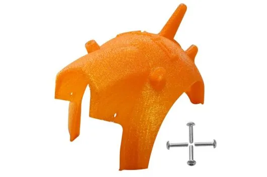 Rakonheli Haube für Tuning Rahmen aus carbon in orange für Blade Torrent 110 FPV