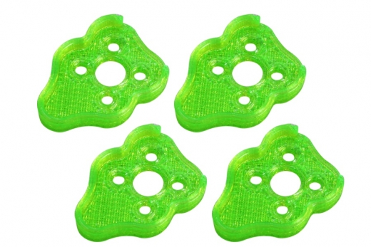 Rakonheli Motordämpfer für Tuning Rahmen aus carbon in grün für Blade Torrent 110 FPV