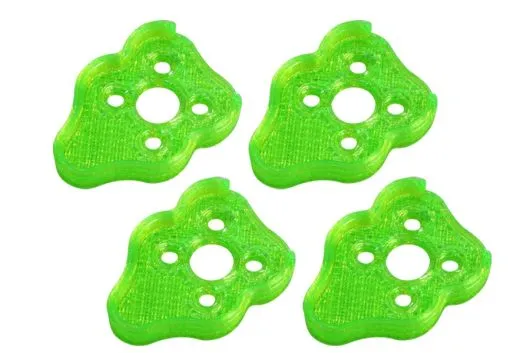 Rakonheli Motordämpfer für Tuning Rahmen aus carbon in grün für Blade Torrent 110 FPV