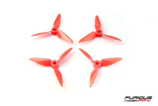 Furious FPV Rage Propeller 3055-3 in rot 4Stück je 2xCW und 2xCCW