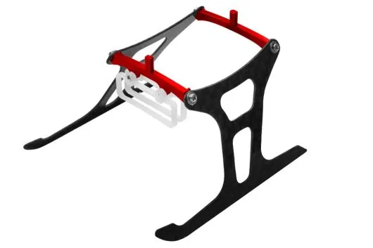 Rakonheli Landegestell in rot für Blade mCPS