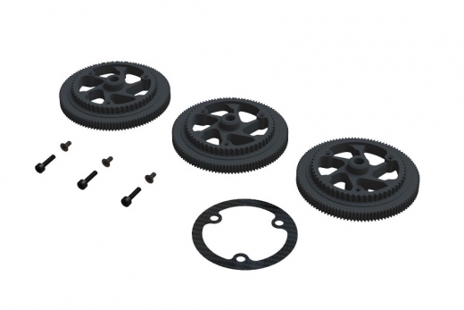 OXY Ersatzteile Gerade verzahntes Hauptzahnrad 113Z 3Stück für OXY2 Sport und 190 Sport