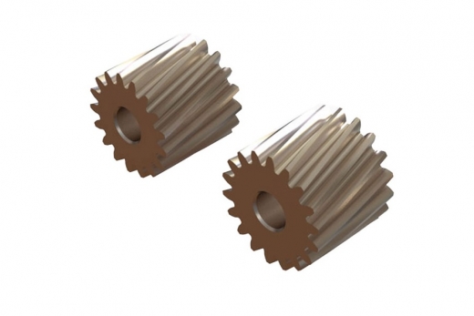 OXY Ersatzteil Motor Ritzel Set schrägverzahnt 17 und 18 Zähne für 2,5mm Welle für OXY2