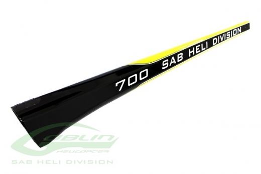 SAB Goblin Heckrohr Schwarz Gelb für 700, Black Thunder Sport
