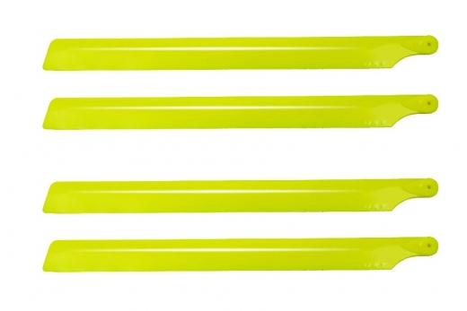 OXY Ersatzteil Hauptrotorblätter 190mm aus Kunststoff in gelb 2 Paar für OXY2 