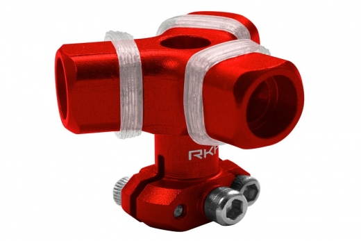 Rakonheli Rotorkopf Zentralstück aus CNC Aluminium in rot für Blade 180CFX Trio