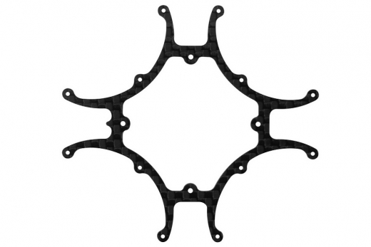 Rakonheli Hauptrahmen aus 1mm 3K Carbon CNC gefräst für Blade Inductrix FPV+