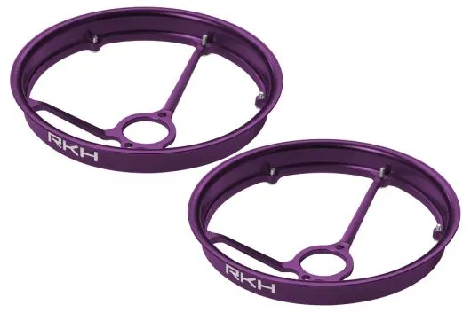 Rakonheli Propellerschützer aus Aluminium in violet 40mm - 8mm Motoren für Rakonheli Tuning Rahmen für Blade Inductrix FPV+