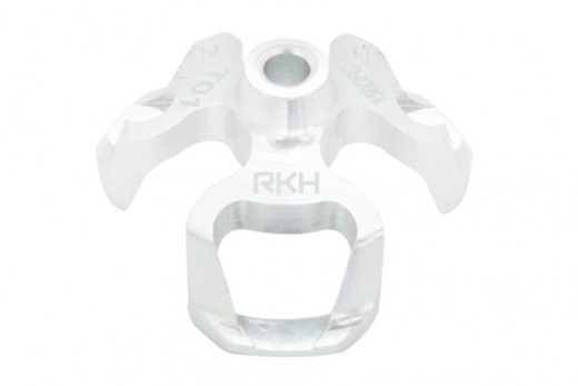Rakonheli Taumelscheibeneinstellhilfe aus Aluminium in silber für T-REX 150