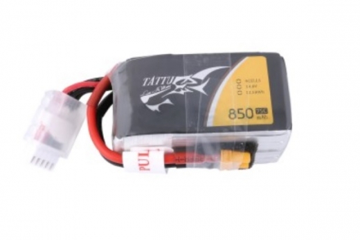 TATTU 850mAh 14,8V 75C 4S1P Lipo Akku mit XT30