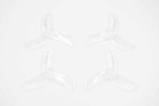 GoFly Propeller 2040 3 Blatt in transparent  je 2 x cw und 2 x ccw