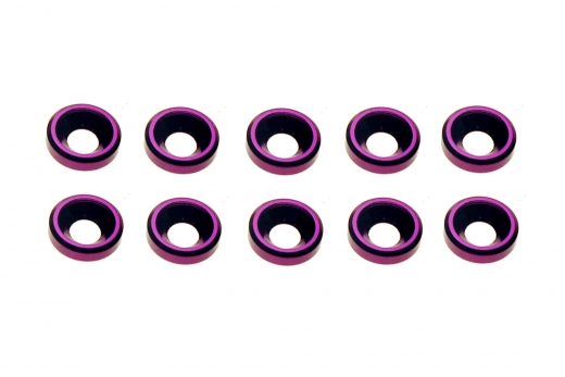 Senkkopf finishing caps für M3 Senkkopfschrauben in violet 10Stück