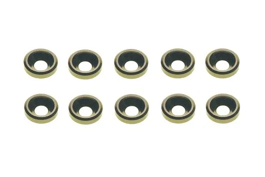 Senkkopf finishing caps für M3 Senkkopfschrauben in silber 10Stück