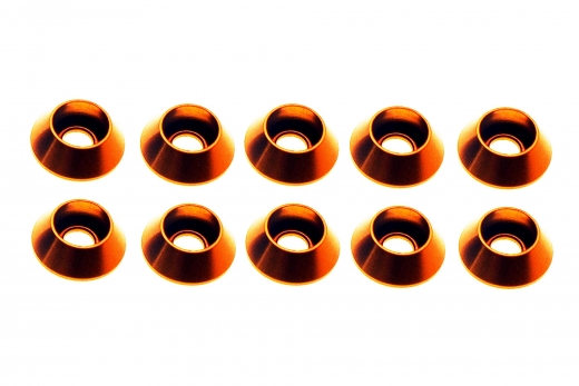Inbus finishing caps für M3 Inbusschrauben in orange 10Stück