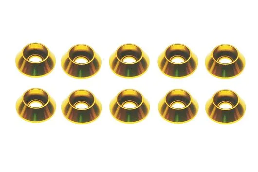 Inbus finishing caps für M3 Inbusschrauben in gelb 10Stück