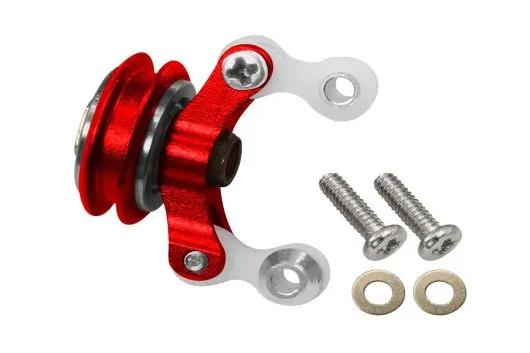 Rakonheli Heckpitchhülse aus Aluminium in rot für Blade 180CFX und 180CFX Trio